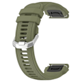 Miniatyrbillede 2 af 5: Silikoneurrem til Garmin MARQ/Approach S62/S60, udskiftningsurrem med honeycomb-tekstur Jungle Green