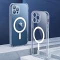 Miniatyrbilde 1 av 5: For Magsafe Magnetic Case Transparent Beskyttelse Trådløst ladedeksel For iPhone 12 mini