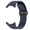 Miniatyrbild 1 av 5: För Pixel Watch 2 Flexibelt silikonarmband Justerbart magnetiskt armband Midnight blue