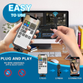 Pikkukuva 3 / 4: Langaton mikrofoni, sopii Iphone Ipadiin, Plug-and-play kannettavaan minikääntömikrofoniin ja järjestelmään