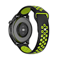Pikkukuva 3 / 5: Kaksiväriset säädettävät silikoniset rannekkeet Huawei Watch 3/Watch 3 Pro/Teal -kellolle, 22 mm Black H