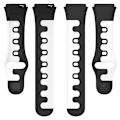 Miniatyrbild 5 av 5: Ersättningsband Smartwatch Mjuk andningsrem Passform för Watch3 Lite Active Gray white