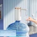 Miniatyrbillede 5 af 5: Bærbar USB vandpumpe, hurtig vandpumpning til gallonflasker (hvid)