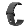 Pikkukuva 1 / 2: Tasoitettu silikoniranneke Fitbit Versa 1/2/Lite -vaihtohihna Black A Fitbit Versa