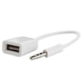 3,5 mm till USB ljudadapter för bil