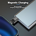Miniatyrbilde 2 av 5: Micro USB-adapter med 540 graders rotasjon, mini magnetisk kontakt, rask lading Green