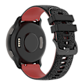 Miniatyrbillede 5 af 5: Urrem til Garmin Vivoactive 4/Garmin Forerunner 255 urrem Gittertekstur Udskiftningsur Black Red C Garmin Forerunner 255