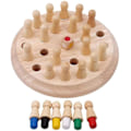 Miniatyrbillede 2 af 2: Festspil Træ Memory Match Stick Skakspil Sjov Block Kid Gift