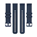 Miniatyrbilde 3 av 4: For Xiaomi Haylou Solar LS01/ID205/Willful SW021 Universal Grid Texture Replacement Ocean blue, Navy Blue J Other Smartwatch Model