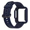 Miniatyrbillede 5 af 5: Passer til Redmi 1/Mi Watch Lite/Redmi 2/Mi Watch2 Lite Monokrom Silikon Integreret Urrem Ink Blue