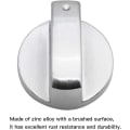 Miniatyrbilde 4 av 5: 6 stk Universal kontrollknapper i metall Gasskomfyrknapp 6mm Universalkontrollknapper Komfyrknapp For gasskomfyr Komfyr Ovntopp