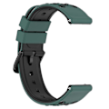 Pikkukuva 4 / 5: Samsungin, Huawein, Huamin, Garminin, Polarin kellohihna 22 mm:n kellohihna useilla pyöreillä rei'illä Olive Green Black B Garmin Forerunner 255