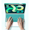 Miniatyrbilde 3 av 5: Trådløst tastaturveske med styreflate blyantholder for Ipad Green Dark 2021 11