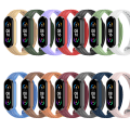 Miniatyrbild 2 av 4: Silikonarmband för Xiaomi Mi Band 6/5 Denim Blue