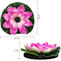 Pikkukuva 2 / 5: Lotus-suihkulähdepumppu kelluva koriste, sopii puutarhaan, lintukylpyyn, vesiaiheeseen, akvaarioon (2,5 W)