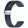 Miniatyrbillede 2 af 5: Silikone 26mm folde spænde urrem til Garmin Fenix 7x/7x Solar/tactix 7 Pro Midnight Blue