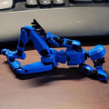 Miniatyrbild 5 av 5: T13 Action Figure Titan 13 Action Figure Robot Action Figure3D Printed Action Black Red