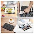 Pikkukuva 5 / 5: Kotelo Samsung Galaxy Tab S8 Plus / Tab S7 Fe: Ultraohut Smart-nahkakotelo kynäpidikkeellä ja automaattisella