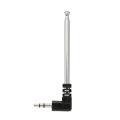 Pikkukuva 1 / 5: Fm-radioantenni 3,5 mm sisäänvedettävä antenni, 4 osaa L-muotoinen 240 mm antenni