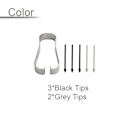 Miniatyrbillede 5 af 5: Erstatning Touch Stylus Tips S Pen Nibs Til Samsung Galaxy Tab S6 S7 + Pincet White and gray