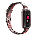 Miniatyrbild 1 av 2: Ersättning Mjuk TPU Klockarmband Justerbart handledsrem för Fitbit Luxe Red A Other Smartwatch Model