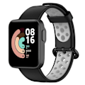 Miniatyrbillede 2 af 5: Dual-Color Hollow Silicone Watchband Strap Replacement for Xiaomi Redmi Watch 2 B Other Xiaomi Models