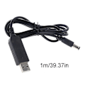 Miniatyrbillede 4 af 5: Usb til DC 12v adapter, 2.1x5.5mm Usb 5v til 12v Step Up Converter Jack Power