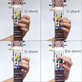 Miniatyrbillede 5 af 5: Klassisk Chord Buddy Guitar Learning System Undervisningshjælp Chordbuddy