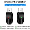 Miniatyrbilde 2 av 5: 2PCS Lader USB Trådkabel, Bærbar USB Lader, med LED Indikatorlys, Intelligent Overladningsbeskyttelse