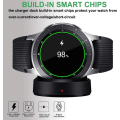 Miniatyrbillede 2 af 4: Oplader til Samsung Galaxy Watch 1 42mm/46mm, erstatningsopladningsdock til Galaxy Watch SM-R800/R810/R815 Smart Watch (sort)