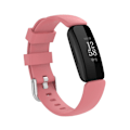 Pikkukuva 4 / 4: For Fitbit Inspire 2 TPE-ranneke S Red
