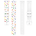 Pikkukuva 3 / 5: Huawei Band 8:lle suunniteltu silikoniranneke White, White G Huawei Band 8