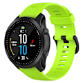 Miniatyrbilde 4 av 5: For Garmin Forerunner 945/ 935 Erstatningsarmbånd i Stålspenne Teksturert Silikonklokke Rem Lime