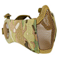 Miniatyrbillede 1 af 5: Foldbar Taktisk Halv Ansigt Mesh Maske med Øredækning Beskyttelse (CP camouflage)
