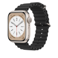 Miniatyrbilde 4 av 5: Ocean Armbånd For Apple Watch Band 44mm 40mm 45mm 41mm 49mm 42mm 38mm Smartwatch Silikonrem Iwatch Ultra Series 7 6 3 Se 8 42 44 45 49mm Deep blue