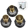 Miniatyrbild 3 av 3: Snabbkopplingsnippel för 1000 liters tank, multitankkoppling, mässingsslanganslutning, Ibc tankadapter