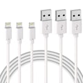 Pikkukuva 1 / 2: 3 Pack 3ft Lightning to USB-kaapeli iPhone-laturiin
