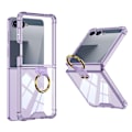 Pikkukuva 1 / 5: Kotelo Samsung Galaxy Z Flip 7:lle, saranasuojalla ja rengaspidikkeellä (vaaleanvioletti)