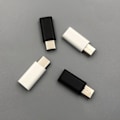 Miniatyrbild 4 av 5: Usb C/typ C-adapterladdare datakabelkonverter White