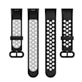 Miniatyrbillede 3 af 5: Dual-Color Hollow Silicone Watchband Strap Replacement for Xiaomi Redmi Watch 2 B Other Xiaomi Models