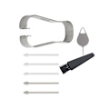 Miniatyrbillede 1 af 5: Erstatning Touch Stylus Tips S Pen Nibs Til Samsung Galaxy Tab S6 S7 + Pincet White and gray