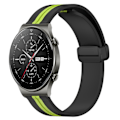 Miniatyrbilde 1 av 4: Silikonklokkebånd for Huawei GT2 Pro Black Lime Green
