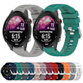 Pikkukuva 4 / 4: Yksivärinen silikoniranneke Garmin Forerunner 255S -älykelloon Green
