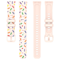 Pikkukuva 3 / 5: Huawei Band 8:lle suunniteltu silikoniranneke Light pink, Light Pink C Huawei Band 8