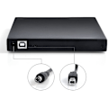 Pikkukuva 5 / 5: Ulkoinen DVD-asema CD-polttimella (kombo), USB liitäntä