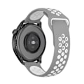 Miniatyrbillede 3 af 5: Dual Color Justerbar Silikonurrem til Huawei Watch 3/Watch 3 Pro/Teal Multicolor C