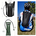 Pikkukuva 4 / 5: Tactical Hydration Pack -juomareppu 3L BPA-vapaalla juomarakolla (Musta)