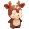 Miniatyrbilde 1 av 5: Hjort Piggy Bank Barn Penger Piggy Bank Box Desktop Ornament 15,4x10x19,3cm (kaffe)