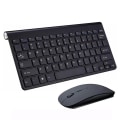 Miniatyrbillede 1 af 5: Trådløst tastatur og mus, trådløs mus og tastatur kombi, 2,4 GHz Silent Wireless Keyboard Mouse Comb Black