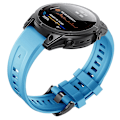 Miniatyrbillede 3 af 5: KALEBOLKLB-TXGJ-001 Til Garmin Fenix 7S / 7S Pro 20mm Silikone Urrem Trapezformede Huller Sky Blue